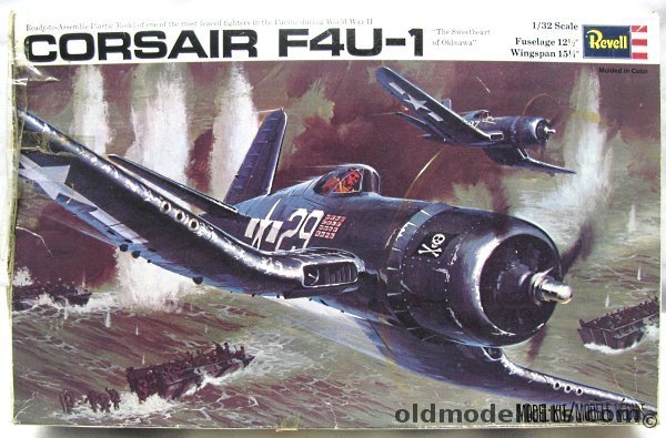 Revell 1/32 F4U-1 Corsair, H278 plastic model kit